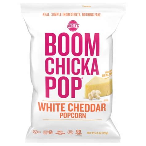 Angies Kettle Corn Boom Chicka Pop White Cheddar Popcorn 45 Oz Pack