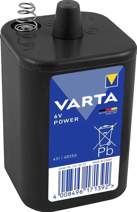 Varta PROFESSIONAL 431 Z K 4R25X Spezial Batterie 4R25 Federkontakt