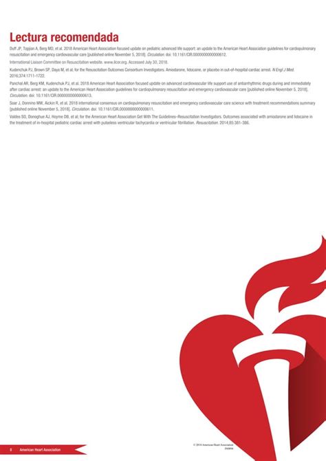 Guías de la American Heart Association para RCP y ACE PDF