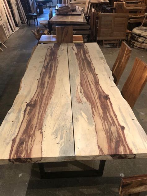 Live Edge Bookmatch Solid Tamarind Wood Slab Rare And Beautiful