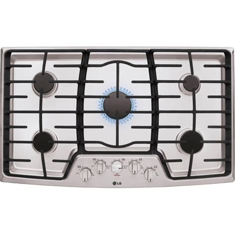 Lg Lcg St Inch Gas Cooktop With Sealed Burners Heavy Duty Cast