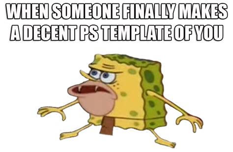 Caveman Template Spongegar Primitive Sponge Caveman Spongebob