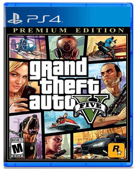 GTA V Grand Theft Auto V Premium Edition PS4 Físico Nuevo Playtec Games