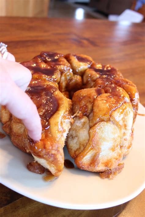 Monkey Bread With Rhodes Dough Recipe Caramel Rolls Monkey Bread