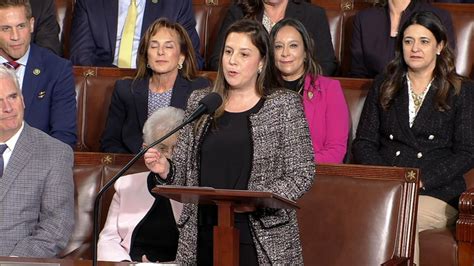 Rep. Stefanik introduces Mike Johnson as GOP speaker nominee - Good ...