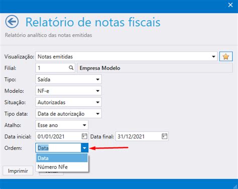 Relat Rio De Notas Fiscais Emitidas