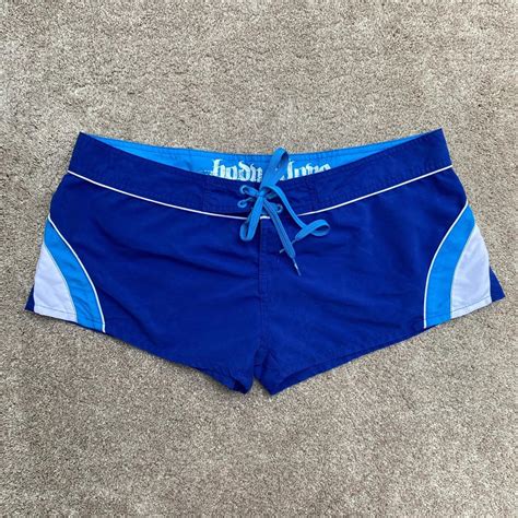 ‘00s Blue Body Glove Board Shorts These Boardshorts Depop