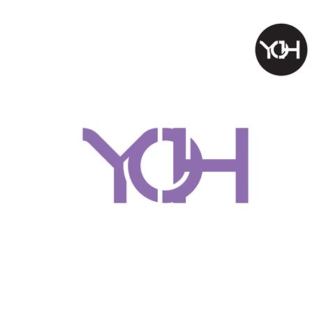 Letter YOH Monogram Logo Design 34138624 Vector Art at Vecteezy