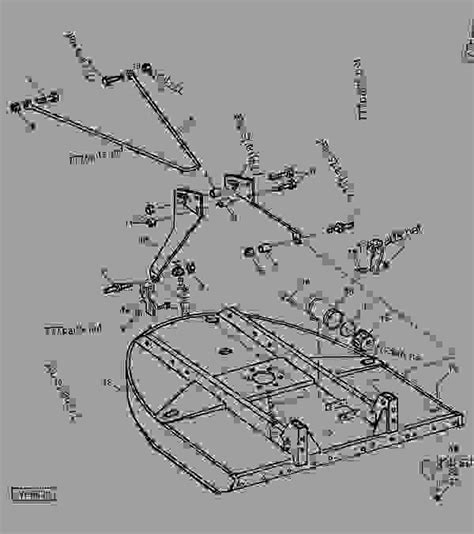 Frame And Hitch Integral 041001 Cutter Rotary John Deere 709