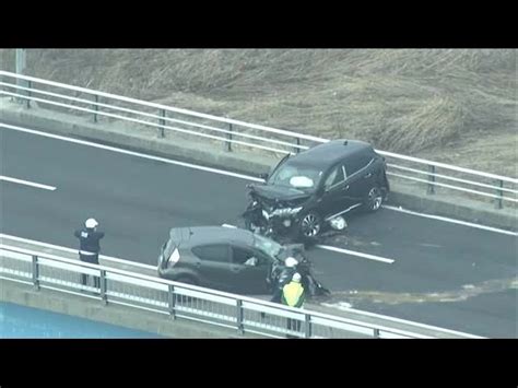 乗用車2台とバイク 多重衝突事故 1人死亡 4人重軽傷 北海道石狩市 230408 1835 ほしゅにっぽん