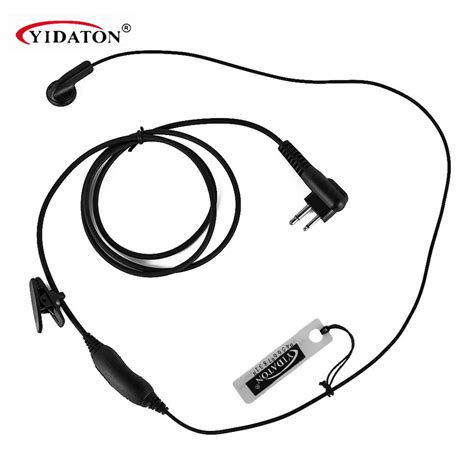 New Pin Ptt Vox Switch Headset Earpiece Walkie Talkie Earpiece For