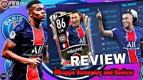 86 mbappé Fifa mobile pack mbappé Gameplay review YouTube