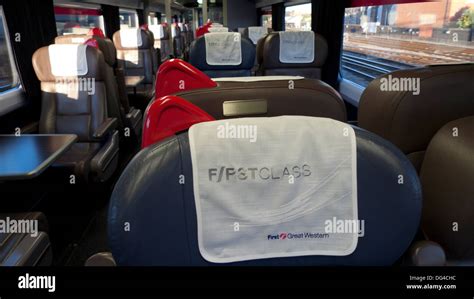 Train Uk Interior First Great Western Hi Res Stock Photography And