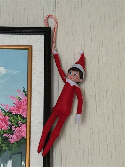 Just Hang On Christmas Fun The Elf Elf On The Shelf