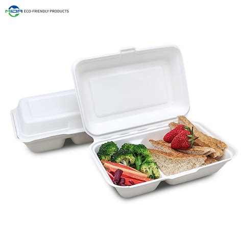 Wholesale Compostable Paper Bento Bakery Catering Box Eco Friendly