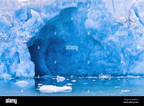 Ice cave in a glacier in the Arctic Stock Photo - Alamy