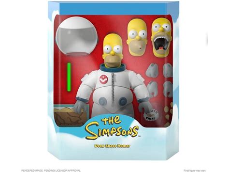 Figura Super 7 Homer Simpson Deep Space Astronauta Wortenpt