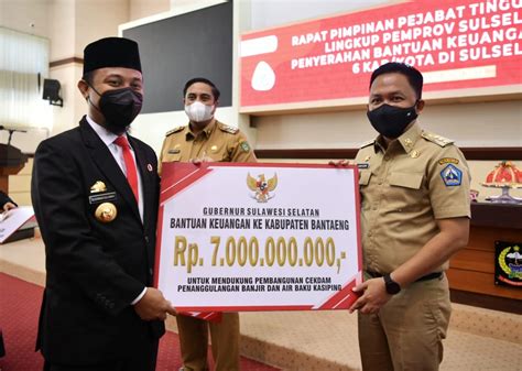 Pemprov Sulsel Kucurkan Bantuan Keuangan Rp7 M Atasi Banjir Di Bantaeng