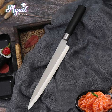 Cuchillo De Sushi Para Filetear Salm N Y Pescado Utensilio De Chef