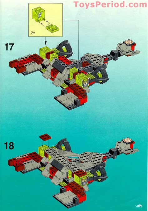 LEGO 6160 Sea Scorpion Instructions And Parts List