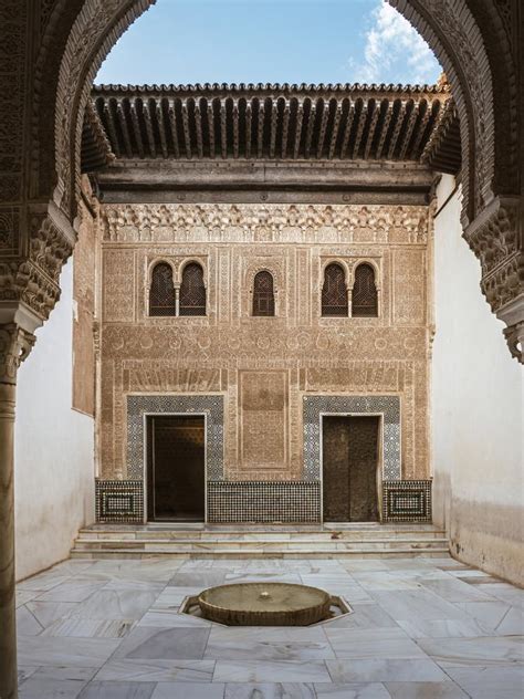 Gilded Room Courtyard Patio Del Cuarto Dorado Alhambra Granada