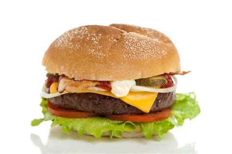 Big cheeseburger stock photo. Image of meal, tasty, snack - 18837056