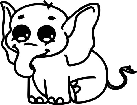 Elephant Coloring Pages - Coloring Home