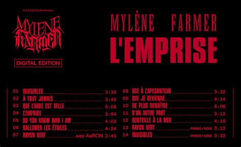 Album L Emprise De Myl Ne Farmer Wiki Dragon