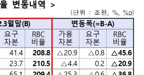 계속되는 금리인상에3월 보험사 Rbc비율 작년말比 368p↓