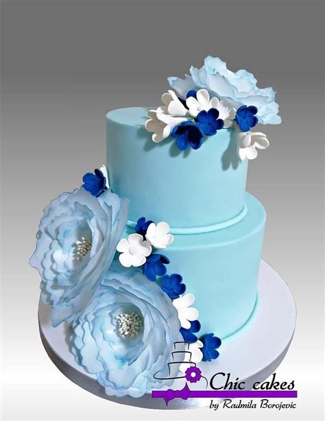 Blue cake | Cake, Blue cakes, Cupcake cakes