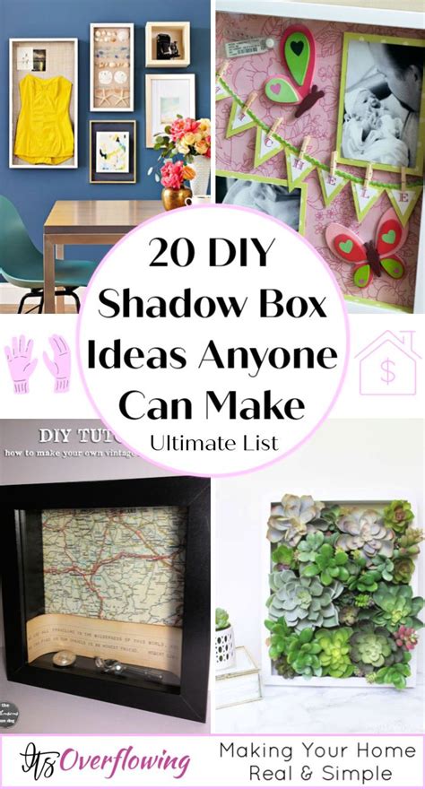 How to Make a Shadow Box (20 DIY Shadow Box Ideas | Diy shadow box ...