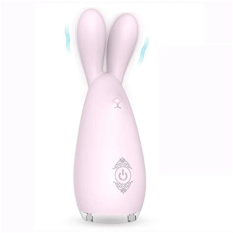 Silicone Sex Toy Women Nipple Clitoris Pink Bunny Ears Vibrator