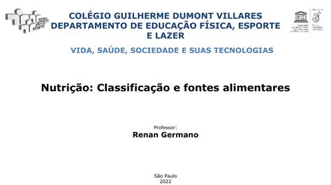 Classificação E Fontes Alimentarespptx