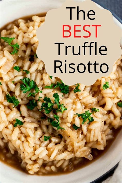 How To Make Black Truffle Risotto Artofit