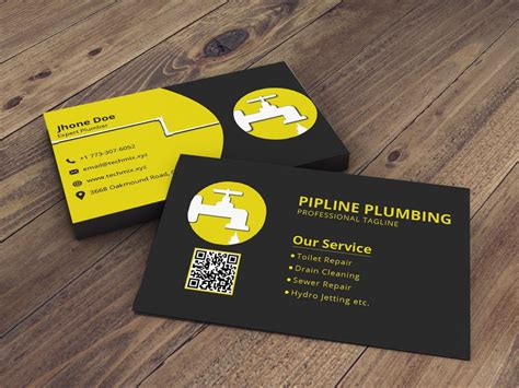 Plumbing Business Card Designs | EmetOnlineBlog