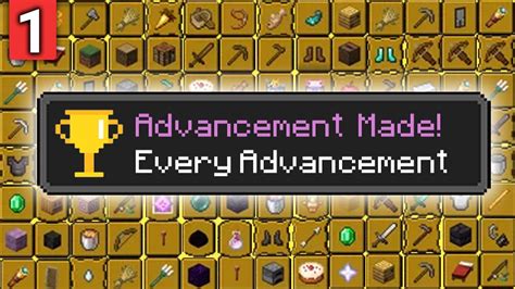 I Got ALL 102 Minecraft Advancements YouTube