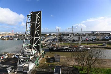 EN IMAGES Photographié depuis le ciel le Belem est arrivé à Saint