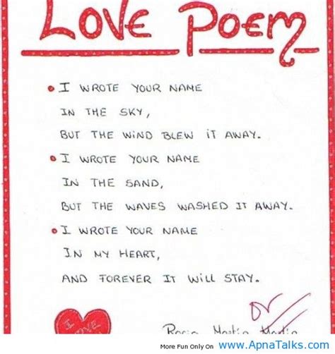 Poem Of Love | I Love You-Picture And Quotes