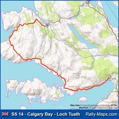 Route Details Beatson S Building Supplies Mull Rally