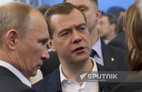 Dmitry Medvedev And Vladimir Putin Meet With Voters In Moscow Sputnik