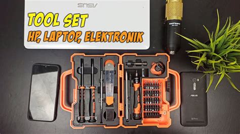 Review Obeng Tool Set Jakemy Jm Cocok Untuk Servis Hp Laptop Dan