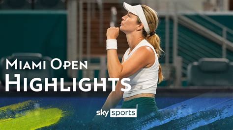 Danielle Collins vs Ekaterina Alexandrova | Miami Open highlights | Tennis News | Sky Sports