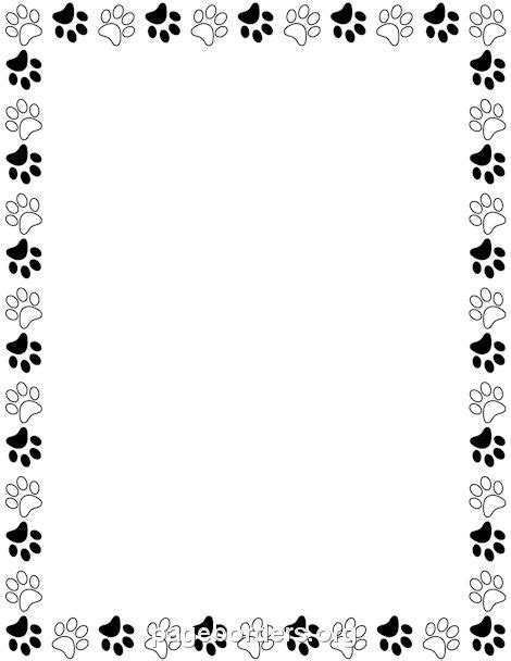 Free Paw Print Border Png, Download Free Paw Print Border Png png ...