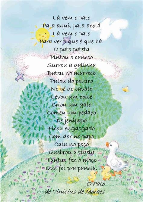 Poema O Pato De Vinícius De Moraes - O Pato - Vinicius de Moraes