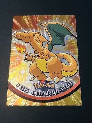 Charizard Rainbow Foil Topps Tv Animation Series Pokemon Card Black