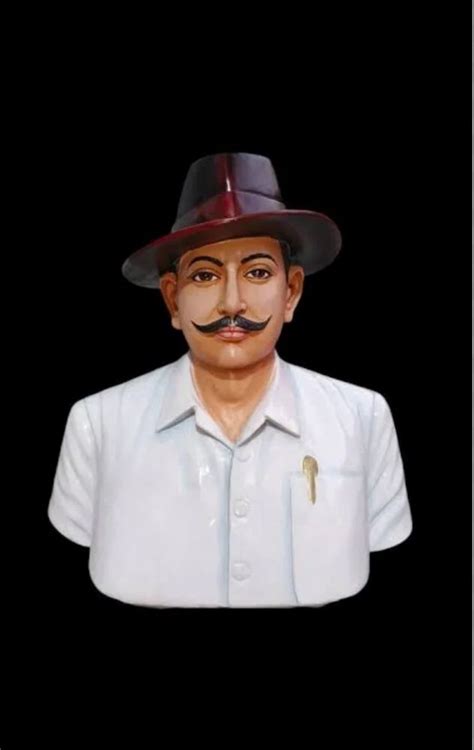 marble bhagat singh freedom fighter statue  bust  rs