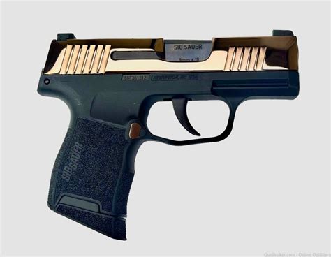 Custom Sig Sauer P365 9mm 3 101 Hi Polish Rose Gold Sig 365 Semi Auto