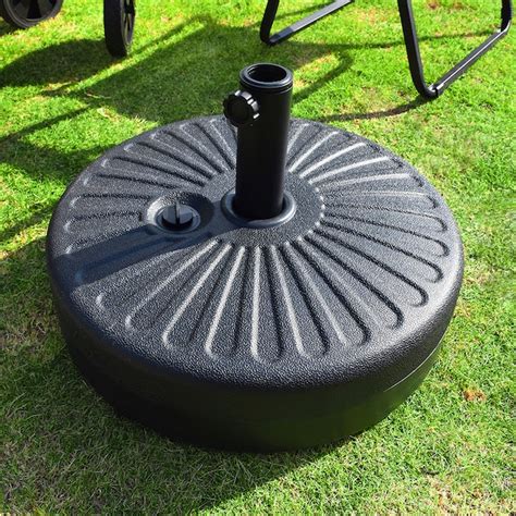 Sunrinx Black Patio Umbrella Base in the Patio Umbrella Bases ...