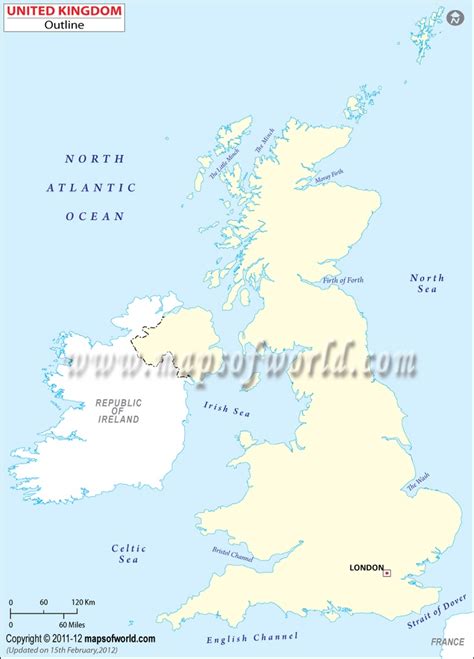 #UnitedKingdom #Outline #Map providing blank map of the #UK. | Map, Map ...