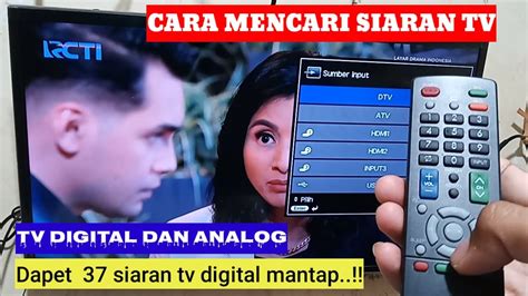 Cara Program Mencari Siaran Tv Digital Tv Sharp T C Dd I